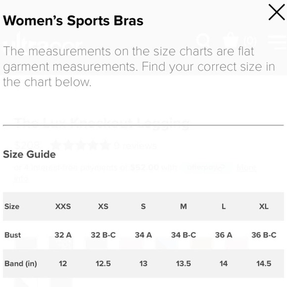 Ultracor Terrain Python Sports Bra Ivy Textured Nero Small - Picture 12 of 12